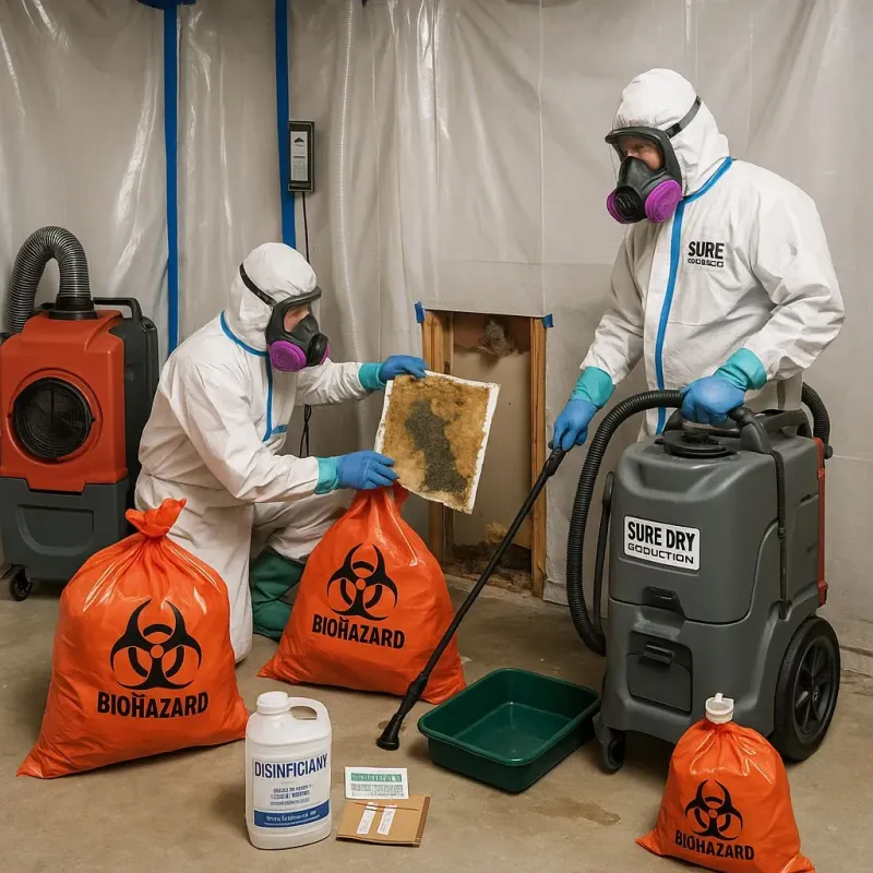Contaminated Water Handling Protocols process in New Chicago, IN
