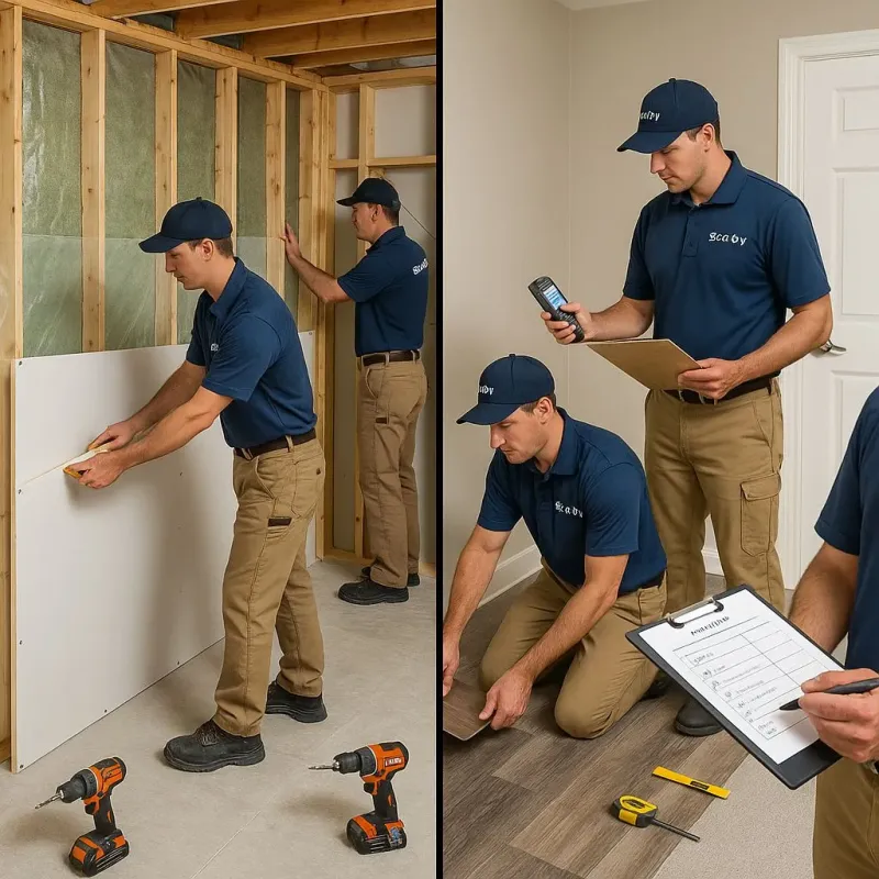 Repairs and Reconstruction process in New Chicago, IN